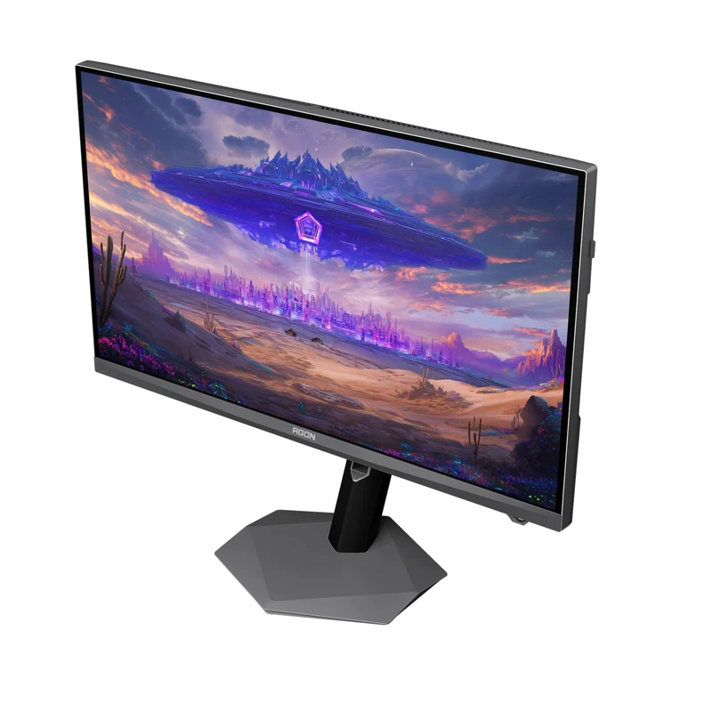 AOC Agon Pro AGP277QK/71 27" QHD (2560x1440) Dual Mode (QHD 540Hz or HD 1000Hz) 0.3ms MPRT/ 1ms GTG IPS Gaming Monitor with Tilt/ Height/ Swivel Adjustment (Mecha Gray/Black)