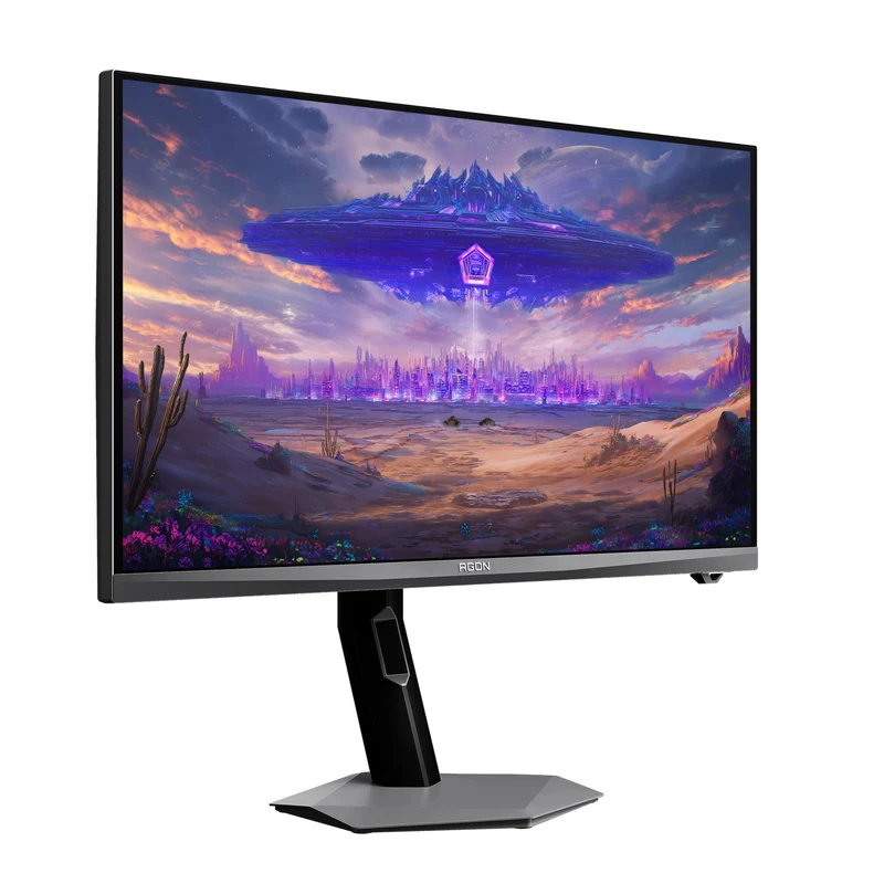 AOC Agon Pro AGP277QK/71 27" QHD (2560x1440) Dual Mode (QHD 540Hz or HD 1000Hz) 0.3ms MPRT/ 1ms GTG IPS Gaming Monitor with Tilt/ Height/ Swivel Adjustment (Mecha Gray/Black)