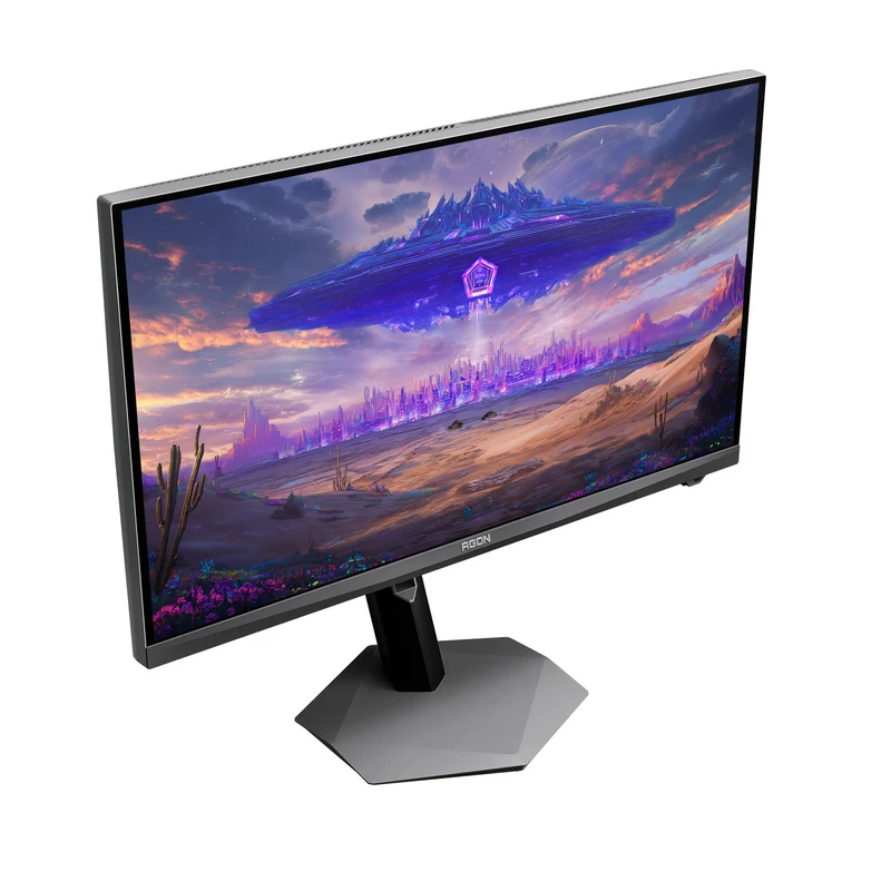 AOC Agon Pro AGP277QK/71 27" QHD (2560x1440) Dual Mode (QHD 540Hz or HD 1000Hz) 0.3ms MPRT/ 1ms GTG IPS Gaming Monitor with Tilt/ Height/ Swivel Adjustment (Mecha Gray/Black)