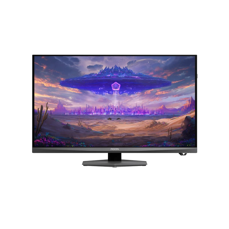 AOC Agon Pro AGP277QK/71 27" QHD (2560x1440) Dual Mode (QHD 540Hz or HD 1000Hz) 0.3ms MPRT/ 1ms GTG IPS Gaming Monitor with Tilt/ Height/ Swivel Adjustment (Mecha Gray/Black)