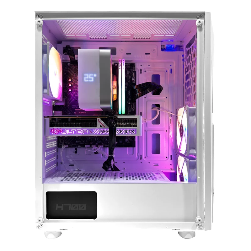 Sigma Vesta White Desktop Gaming PC | AMD Ryzen 7 5700X | 16GB (2x8GB) RAM | 1TB SSD | RTX 5050 | Windows 11 Pro