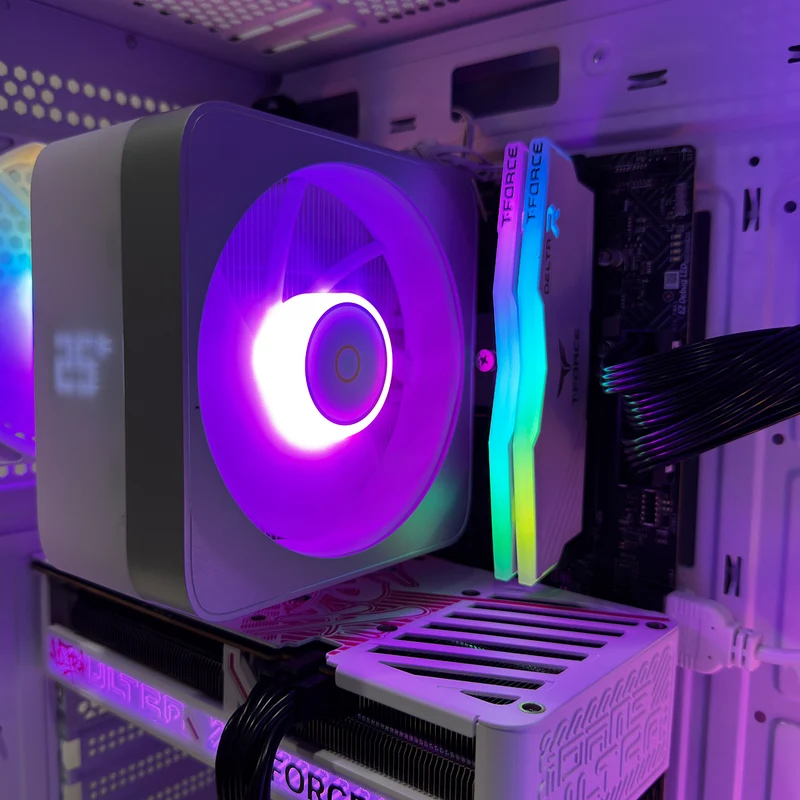 Sigma Vesta White Desktop Gaming PC | AMD Ryzen 7 5700X | 16GB (2x8GB) RAM | 1TB SSD | RTX 5050 | Windows 11 Pro