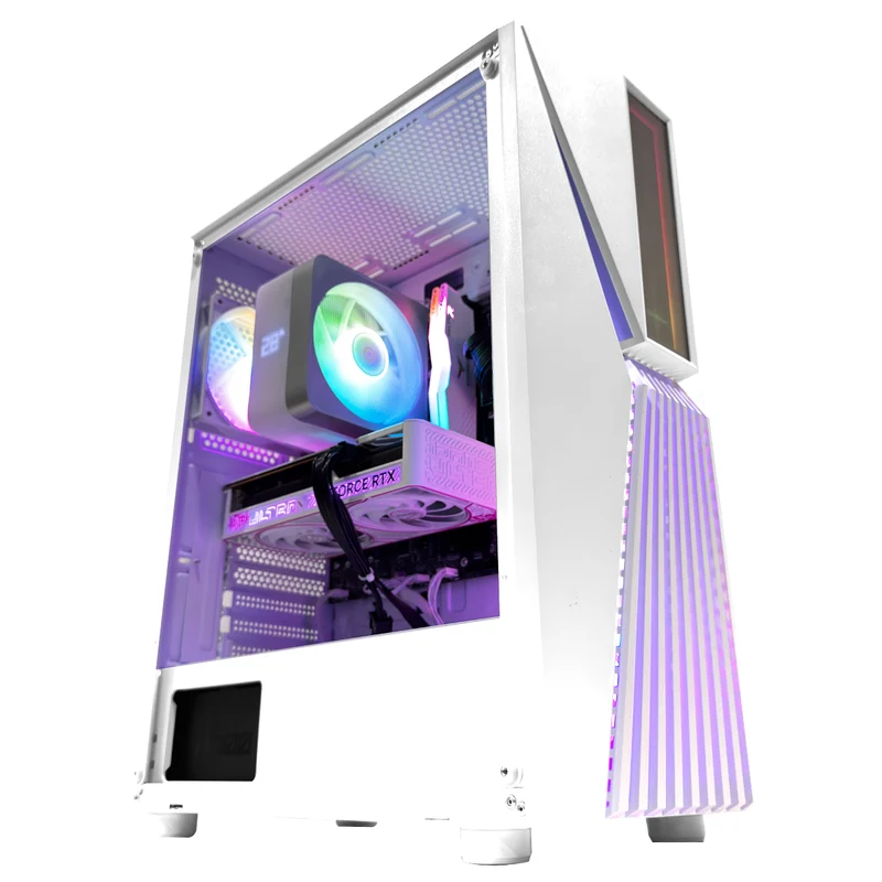 Sigma Vesta White Desktop Gaming PC | AMD Ryzen 7 5700X | 16GB (2x8GB) RAM | 1TB SSD | RTX 5050 | Windows 11 Pro