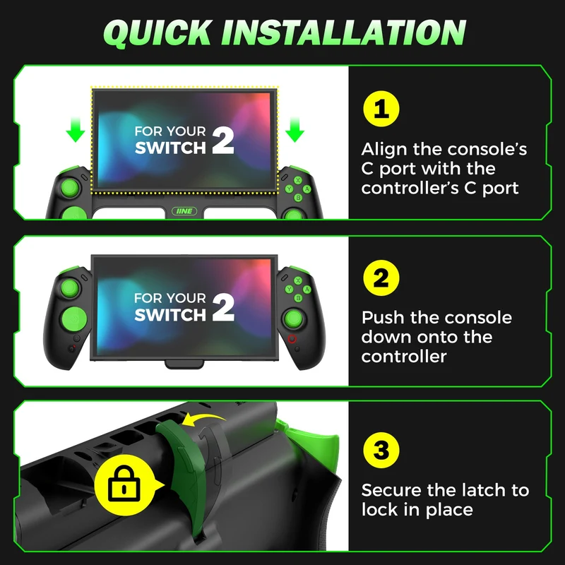 IINE Gaming Controller for Nintendo Switch 2 (L1233)
