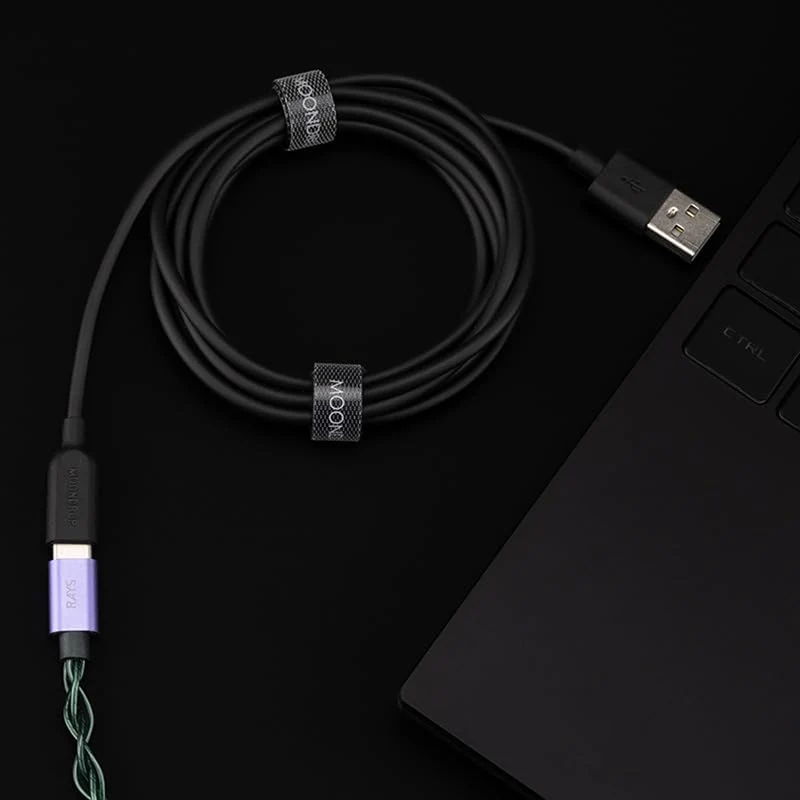 Moondrop Rays USB-C DSP Pro Gaming In-Ear Monitor with Mic AI Denoise