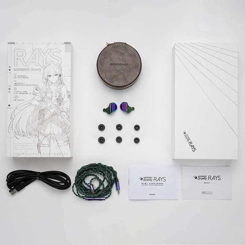 Moondrop Rays USB-C DSP Pro Gaming In-Ear Monitor with Mic AI Denoise