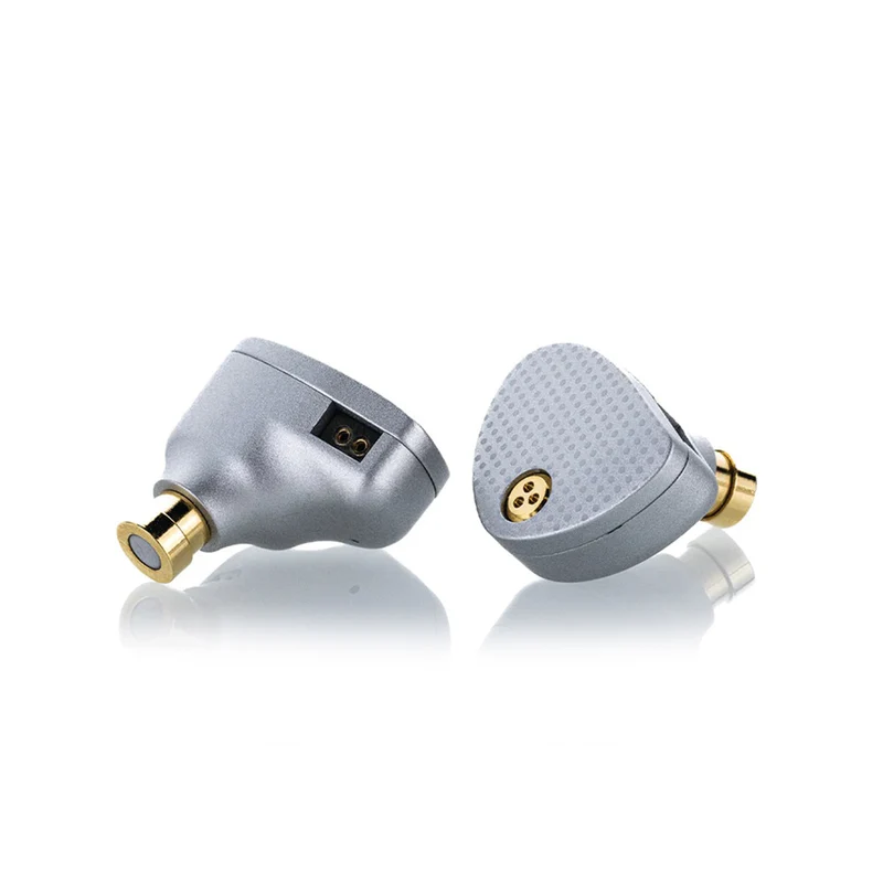Moondrop Aria 2 In-Ear Headphone with 0.78 2 Pin Cable Replaceable Plugs 3.5/4.4mm Earphone (Red, Silver)