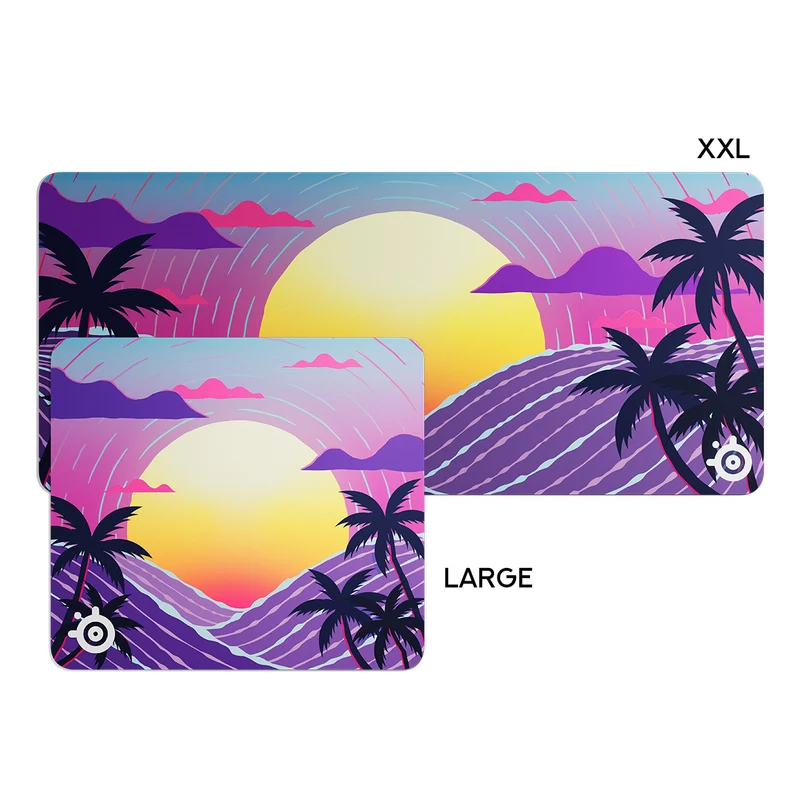Steelseries QCK Cloth Mousepad (Neon Sunset) (L, XXL) (63474, 63472)