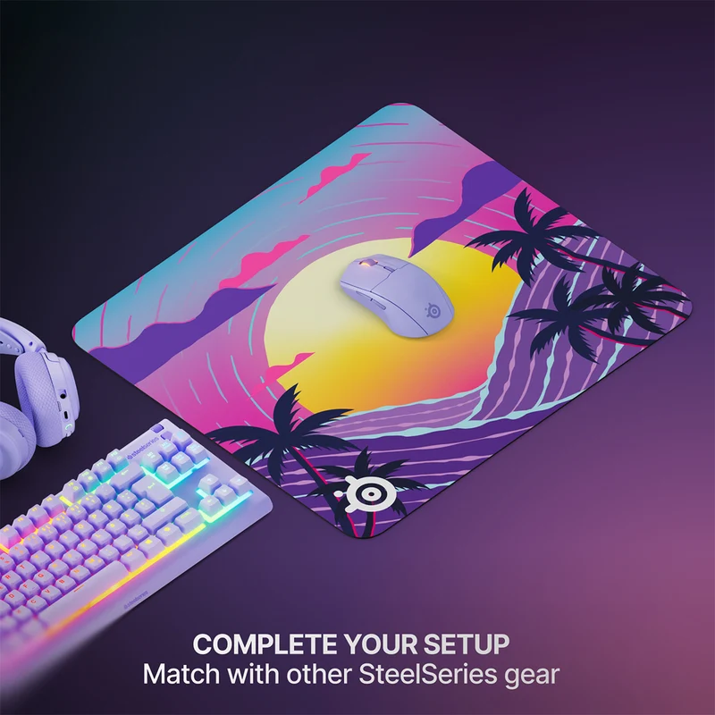 Steelseries QCK Cloth Mousepad (Neon Sunset) (L, XXL) (63474, 63472)