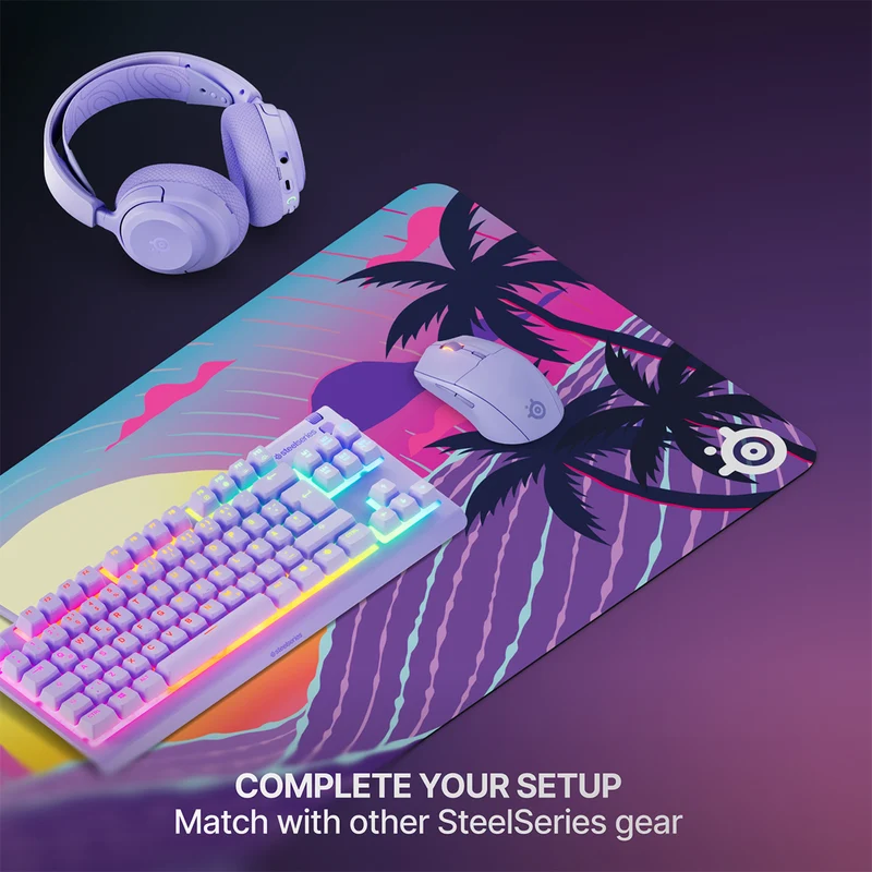 Steelseries QCK Cloth Mousepad (Neon Sunset) (L, XXL) (63474, 63472)