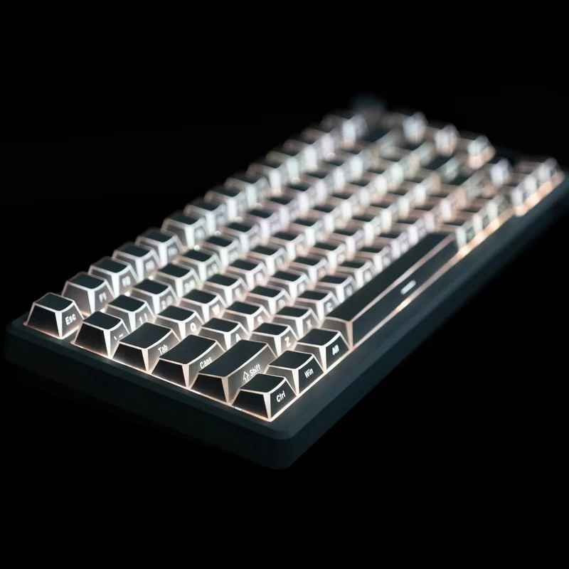 Royal Kludge RK-M75 Tri-Mode RGB 81 Keys Hot-Swappable Mechanical Keyboard Aurora (Creamy Switch)