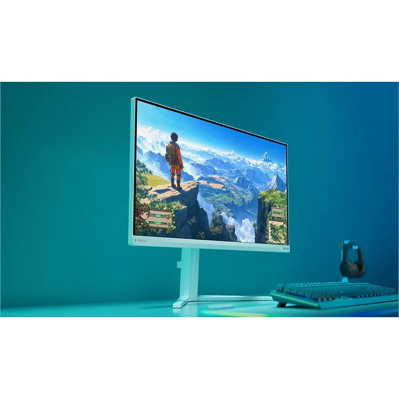 Philips Evnia 27M2N3501PA/00 27" QHD (2560x1440) 240Hz/ 260Hz OC 0.3ms MBR/ 1ms GTG Fast IPS Gaming Monitor with Tilt/ Height/ Swivel/ Pivot Adjustment (White)