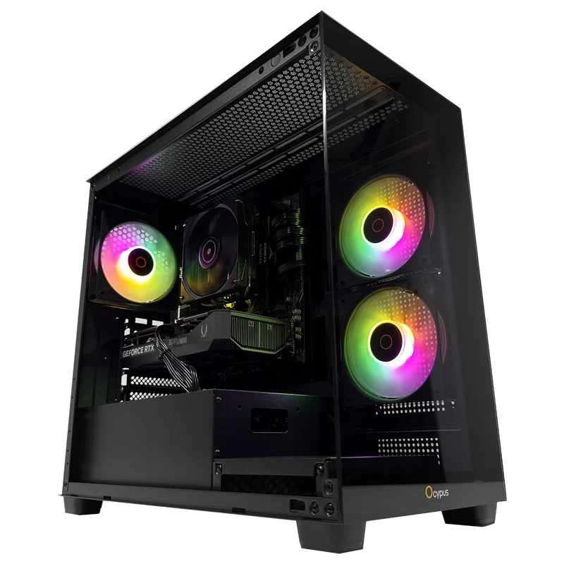 Sigma C52 Black Desktop Gaming PC | AMD Ryzen 5 7500F | 16GB (2x8GB) RAM | 1TB SSD | RTX 5050 | Windows 11 Pro