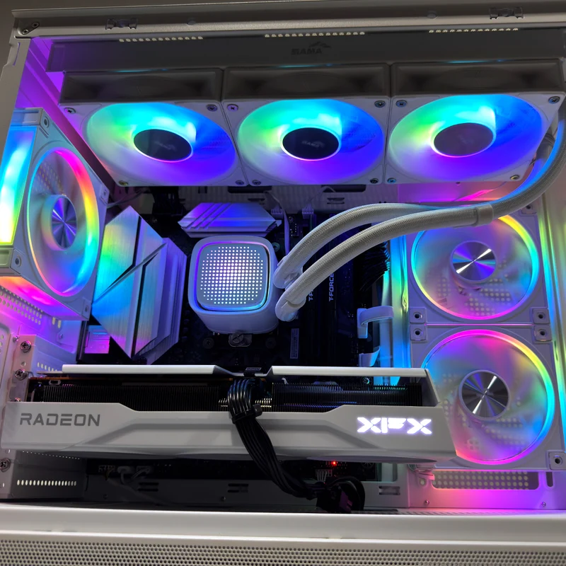 Aurora CG380F White Gaming PC Desktop Gaming PC | AMD Ryzen 7 8700F | 16GB (2x8GB) RAM | 1TB SSD | RX 9060 XT | Windows 11 Pro