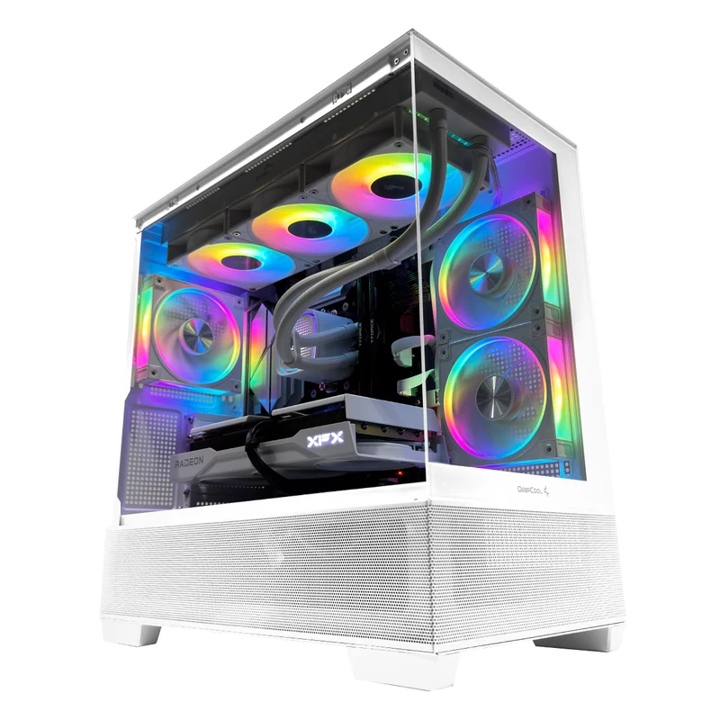 Aurora CG380F White Gaming PC Desktop Gaming PC | AMD Ryzen 7 8700F | 16GB (2x8GB) RAM | 1TB SSD | RX 9060 XT | Windows 11 Pro