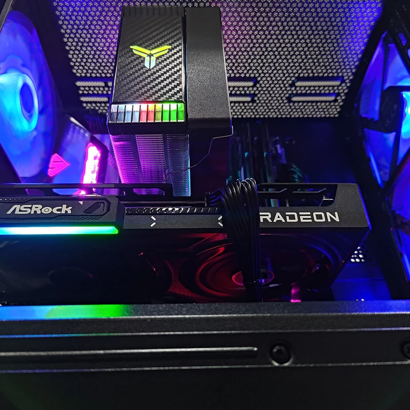 Sigma CC350F Black Desktop Gaming PC | AMD Ryzen 5 5600 | 16GB (2x8GB) RAM | 1TB SSD | RX 9050 | Windows 11 Pro