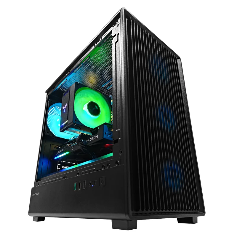 Sigma CC350F Black Desktop Gaming PC | AMD Ryzen 5 5600 | 16GB (2x8GB) RAM | 1TB SSD | RX 9050 | Windows 11 Pro