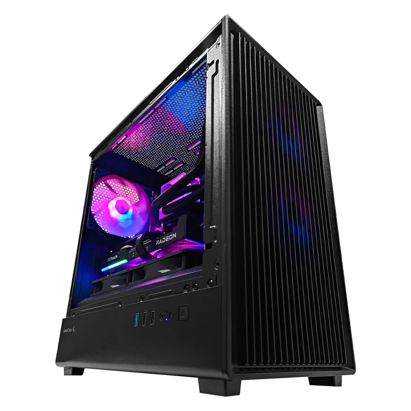 Aurora CC350 Black Desktop Gaming PC | AMD Ryzen 7 8700F | 16GB (2x8GB) RAM | 1TB SSD | RX 9060 XT | Windows 11 Pro