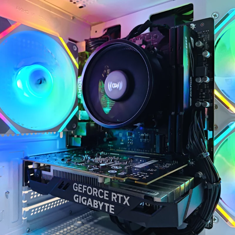 Alpha A275 White Desktop Gaming PC | AMD Ryzen 5 5500 | 16GB (2x8GB) RAM | 512GB SSD | RTX 3050 | Windows 11 Pro