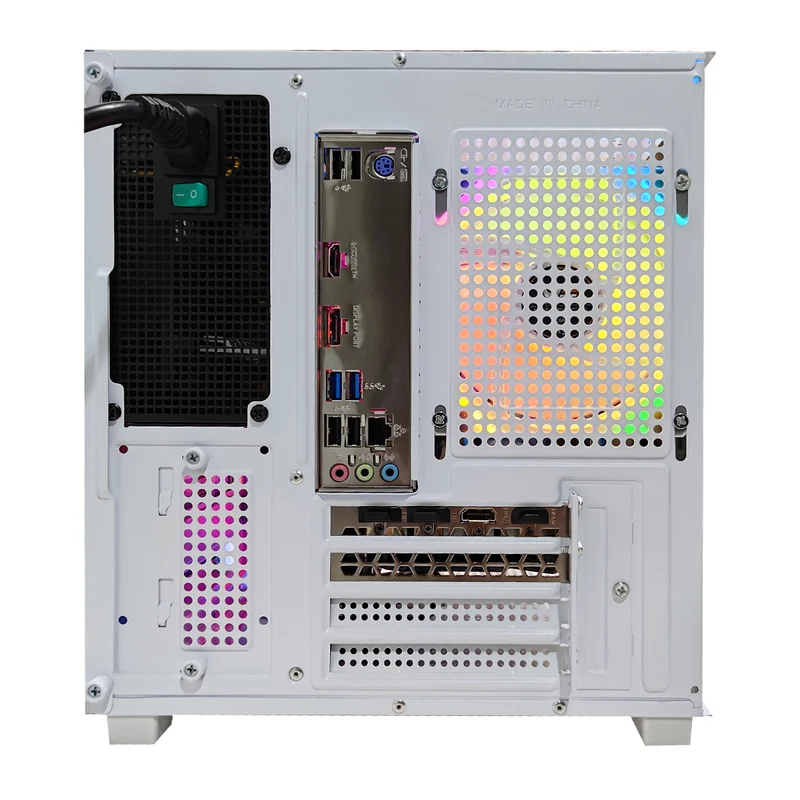Alpha A275 White Desktop Gaming PC | AMD Ryzen 5 5500 | 16GB (2x8GB) RAM | 512GB SSD | RTX 3050 | Windows 11 Pro