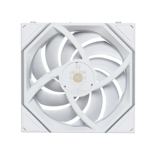 Lian Li Uni Fan TL Flex Reverse 120mm Single Cooling Fan (Black, White)