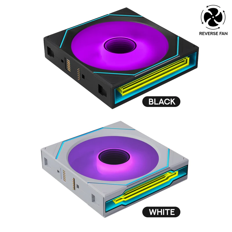 Lian Li Uni Fan SL Infinity Flex 120mm Single Cooling Fan (Black, White) (12SLIN1F1B, 12SLIN1F1W)