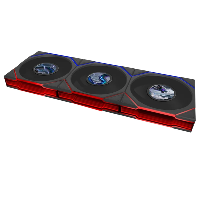 Lian Li Uni Fan TL LCD Flex Reverse 120mm 3-in-1 Pack Cooling Fan (Black, White) (12RTLLCD1F3B, 12RTLLCD1F3W)