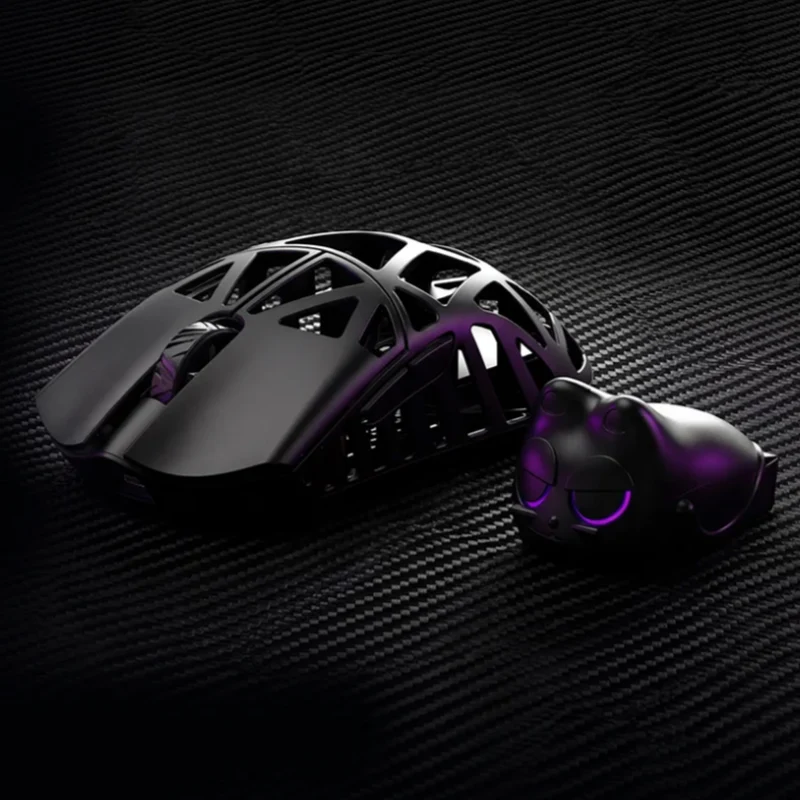 WLMouse Beast X Mini Pro 8K Magnesium Gaming Mouse (Blue/Orange, Red/Black)