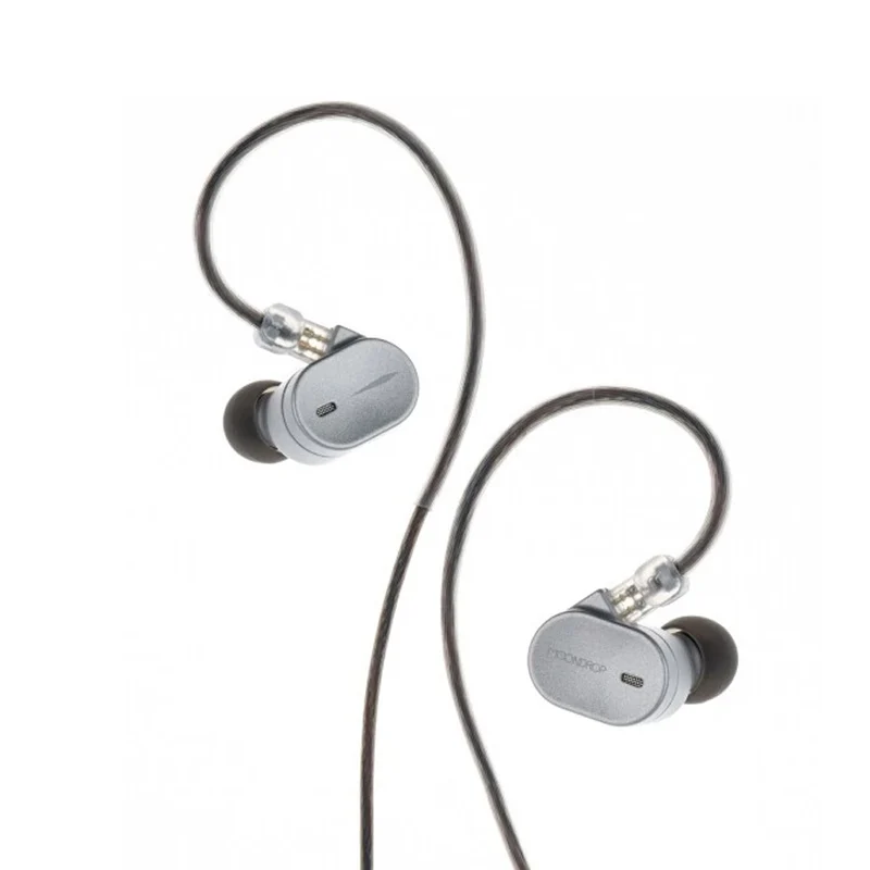 Moondrop CHU III High-Performance Dynamic Driver In-Ear Earphones (Black, Silver)