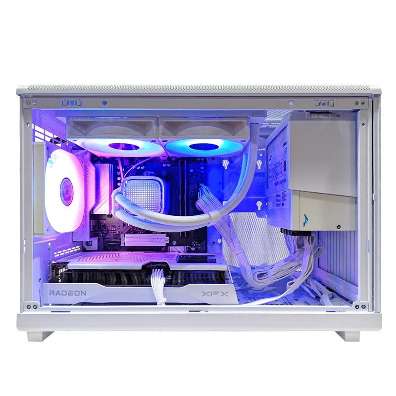 Aurora LL A3 White Desktop Gaming PC | AMD Ryzen 7 8700F | 16GB (2x8GB) RAM | 1TB SSD | RX 9060 XT | Windows 11 Pro