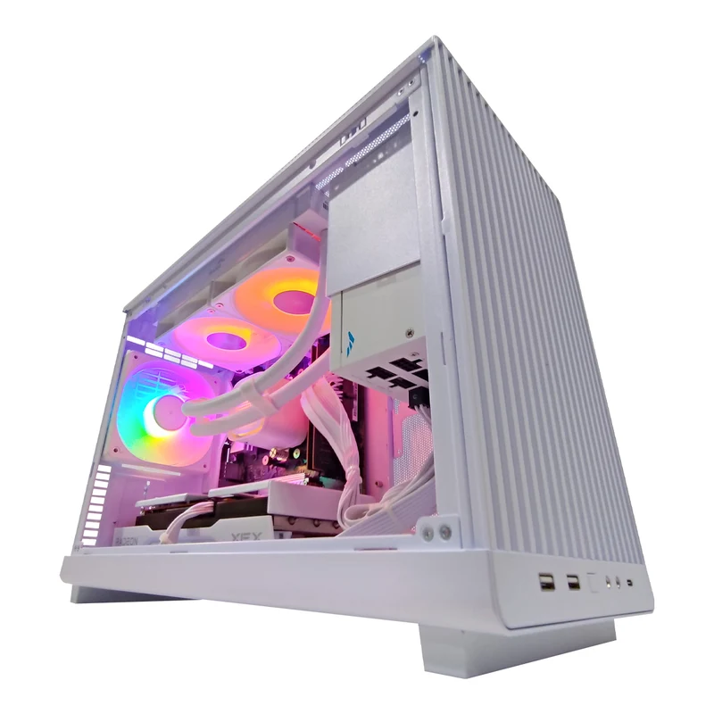 Aurora LL A3 White Desktop Gaming PC | AMD Ryzen 7 8700F | 16GB (2x8GB) RAM | 1TB SSD | RX 9060 XT | Windows 11 Pro