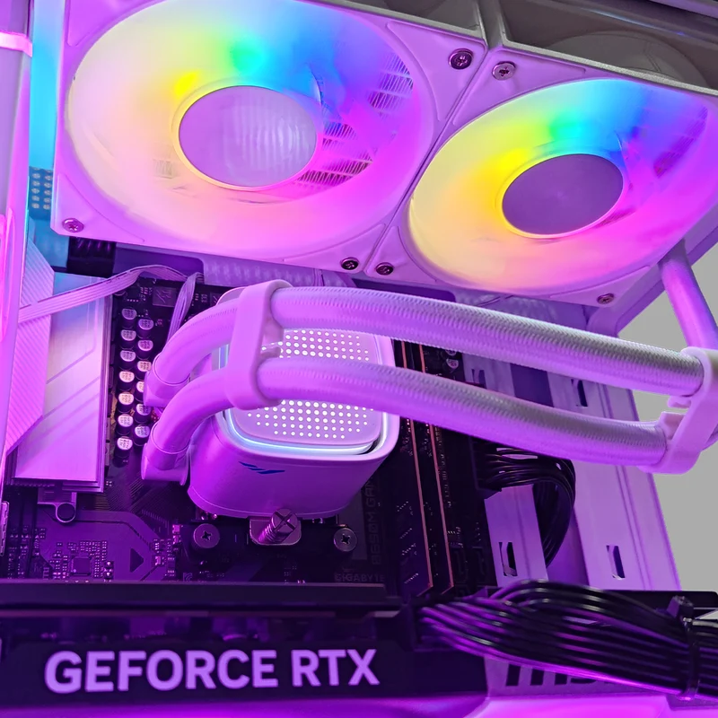 Aurora DB330M White Desktop Gaming PC | AMD Ryzen 7 8700F | 16GB (2x8GB) RAM | 1TB SSD | RTX 5060 Ti | Windows 11 Pro