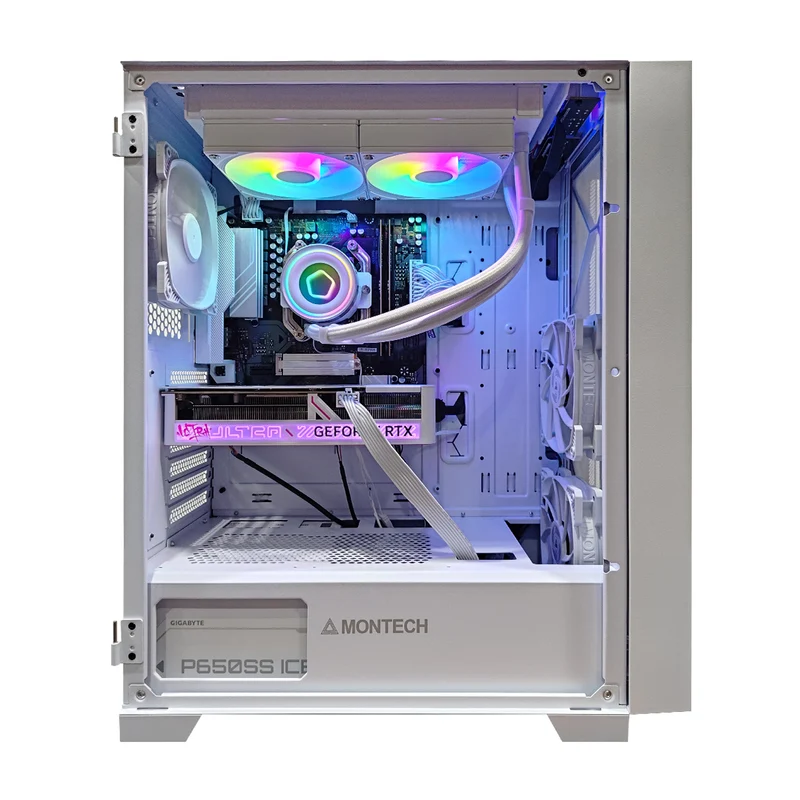 Aurora Air White Desktop Gaming PC | AMD Ryzen 7 8700F | 16GB (2x8GB) RAM | 1TB SSD | RTX 5060 Ti | Windows 11 Pro