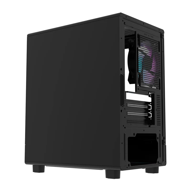 DarkFlash DB330M (Reset) Luxury M-ATX TG Panel PC Case (Black)