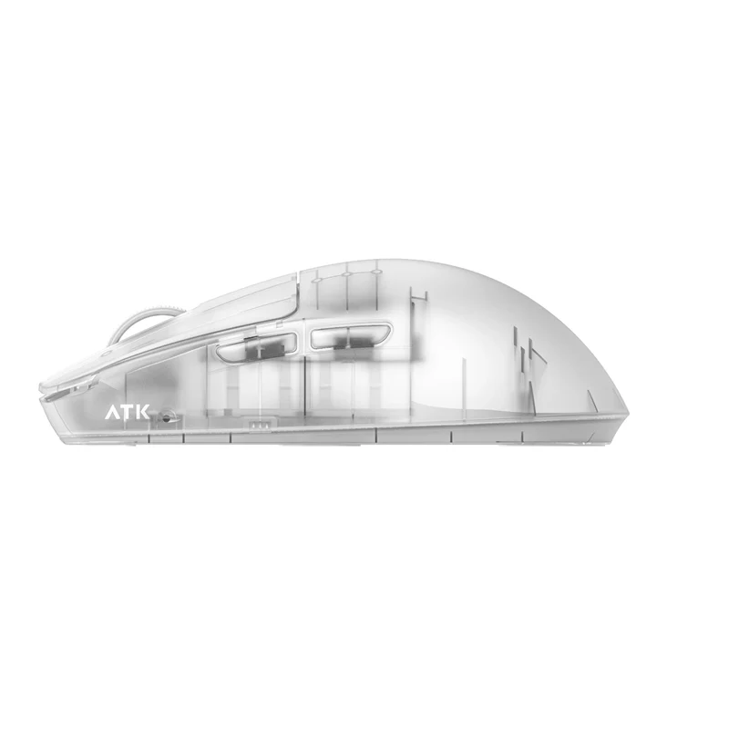 ATK Blazing Sky Zero Extreme Lightweight Wireless Gaming Mouse (Translucent Orange, Frosted Translucent)