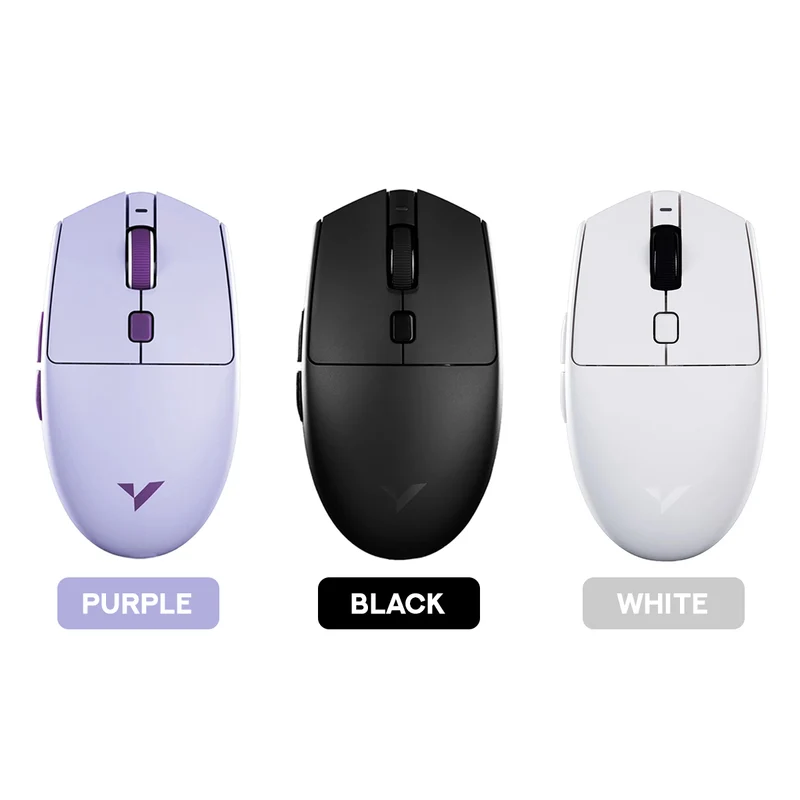 VXE Dragonfly V3 Pro Wireless Gaming & Office Mouse (Purple, Black, White)