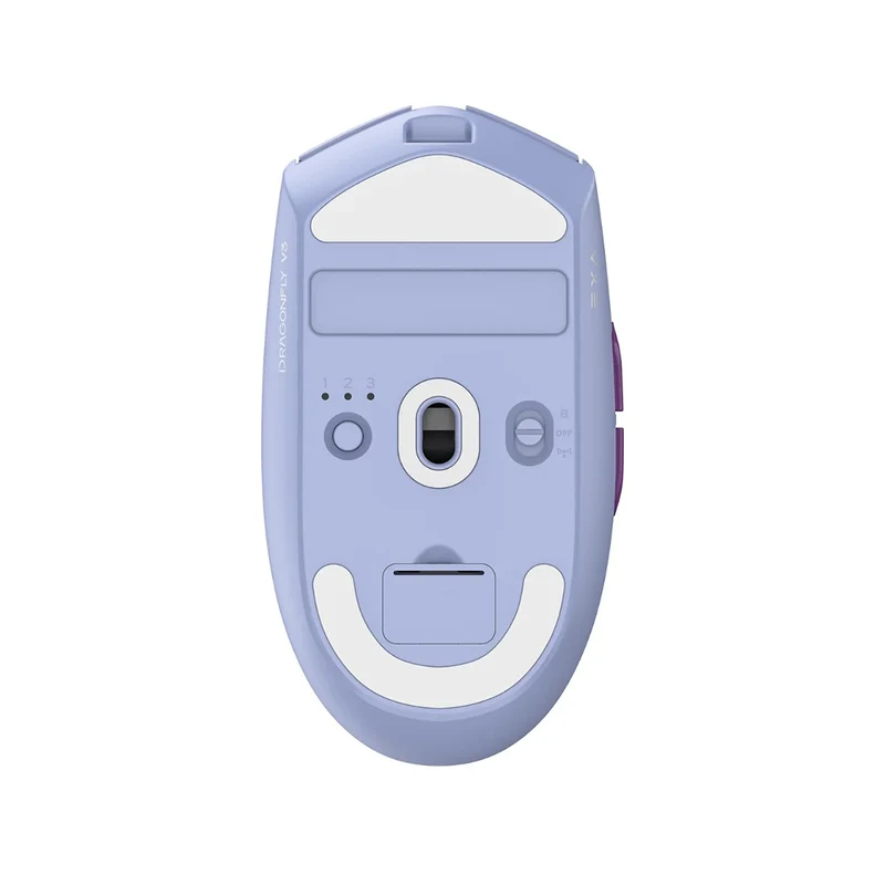 VXE Dragonfly V3 Pro Wireless Gaming & Office Mouse (Purple, Black, White)