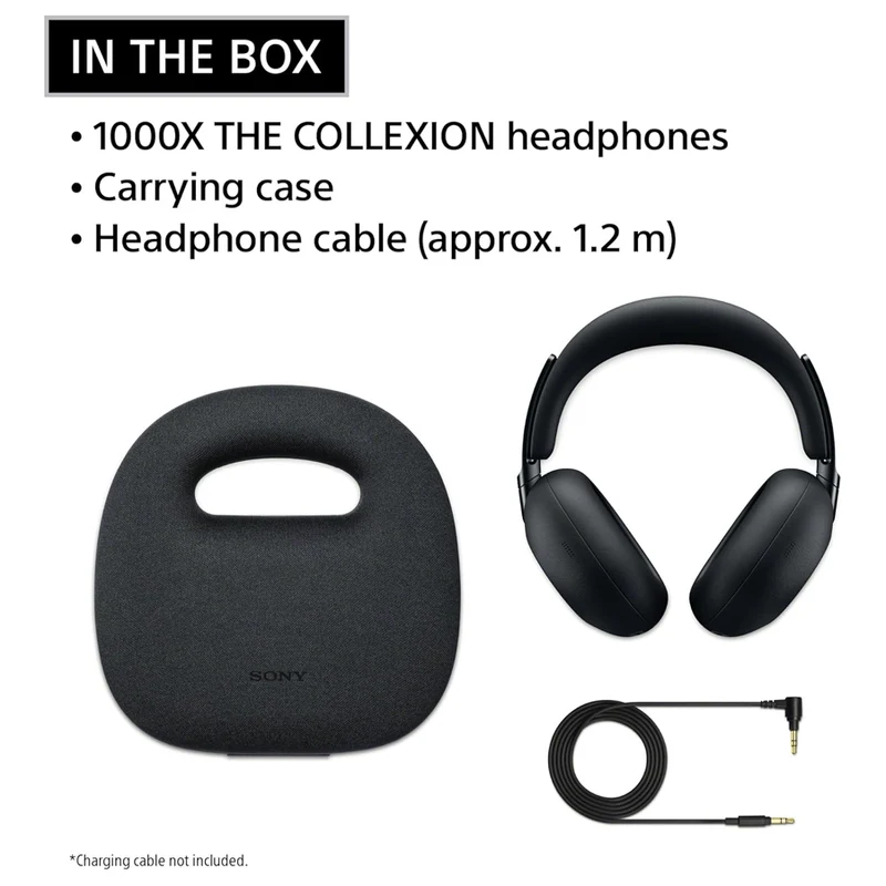 Sony 1000X The Collexion Wireless Noise Cancelling Bluetooth Headphones (Black, White)