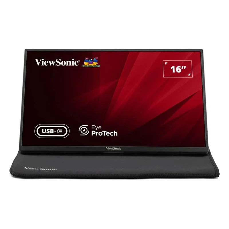 ViewSonic VA1650 16" FHD (1920X1080) 60Hz 7ms IPS USB-C Lightweight Portable Monitor With Tilt Adjustment