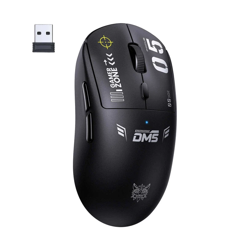 Onikuma DM05 Tri-Mode RGB Wireless Gaming Mouse (Black)