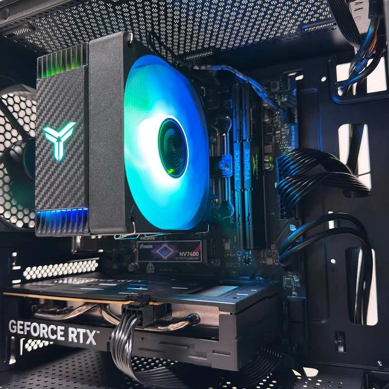 Sigma NEXUS AIR Black Desktop Gaming PC | AMD Ryzen 5 7500F | 16GB (2x8GB) RAM | 1TB SSD | RTX 5060 | Windows 11 Pro