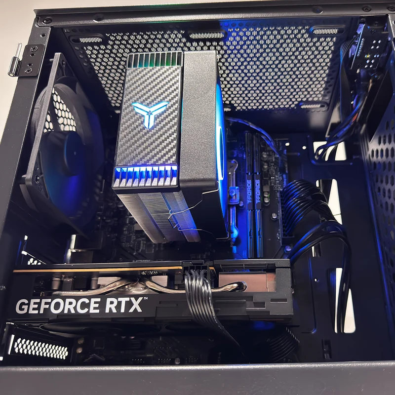 Sigma NEXUS AIR Black Desktop Gaming PC | AMD Ryzen 5 7500F | 16GB (2x8GB) RAM | 1TB SSD | RTX 5060 | Windows 11 Pro