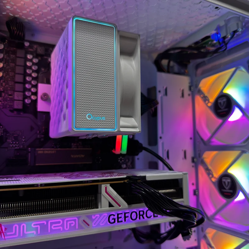 Sigma Hermes White Desktop Gaming PC | AMD Ryzen 5 7500F | 16GB (2x8GB) RAM | 1TB SSD | RTX 5060 | Windows 11 Pro