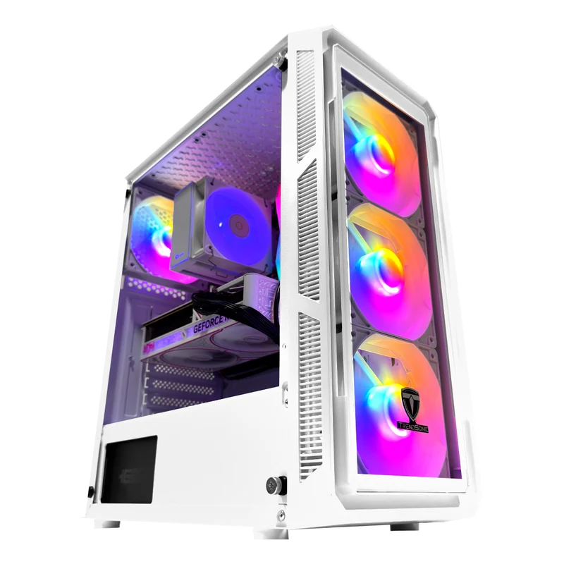 Sigma Hermes White Desktop Gaming PC | AMD Ryzen 5 7500F | 16GB (2x8GB) RAM | 1TB SSD | RTX 5060 | Windows 11 Pro