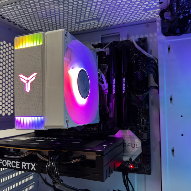 Sigma Aurora White Desktop Gaming PC | AMD Ryzen 5 7500F | 16GB (2x8GB) RAM | 1TB SSD | RTX 5060 | Windows 11 Pro
