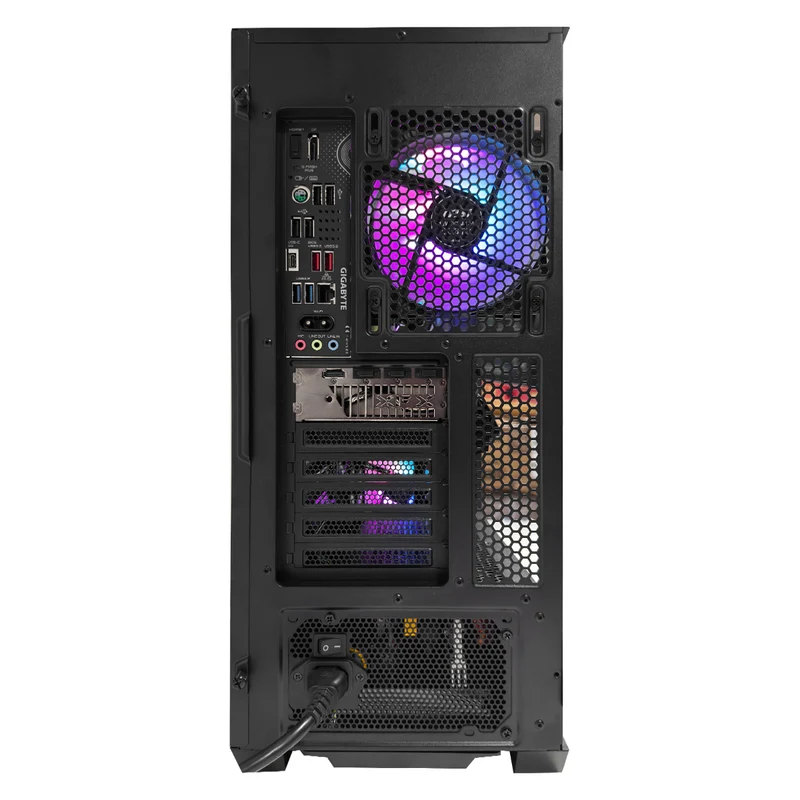 Optima Velox Black Desktop Gaming PC | AMD Ryzen 7 7800X3D | 32GB (2x16GB) RAM | 1TB SSD| RX 9070 XT | Windows 11 Pro