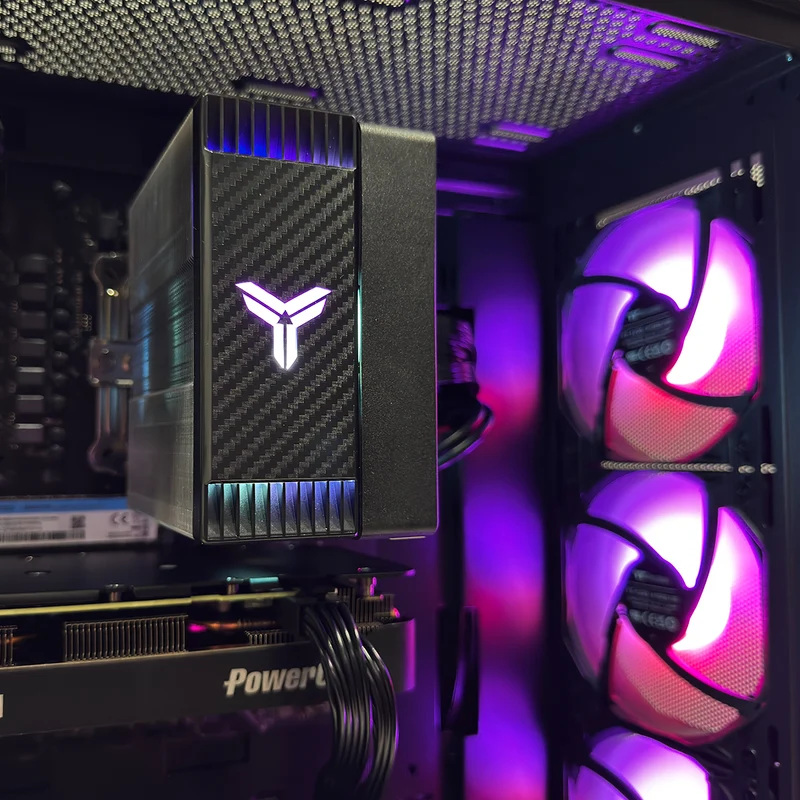 Aurora S200 Black Desktop Gaming PC | AMD Ryzen 7 8700F | 16GB(2x8GB) RAM | 1TB SSD | RX 9060 XT | Windows 11 Pro