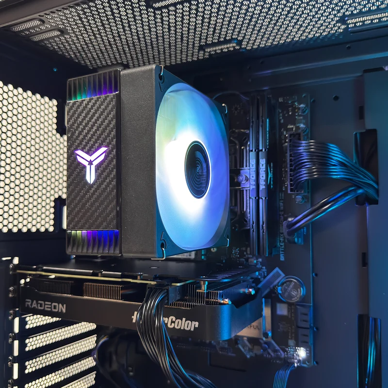 Aurora S200 Black Desktop Gaming PC | AMD Ryzen 7 8700F | 16GB(2x8GB) RAM | 1TB SSD | RX 9060 XT | Windows 11 Pro