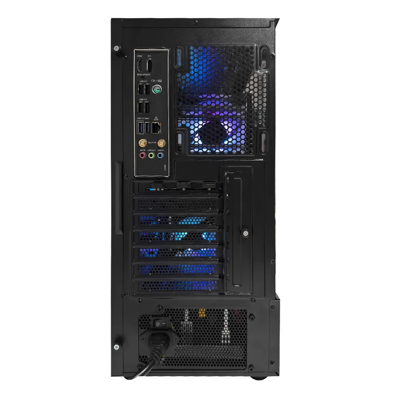 Aurora S200 Black Desktop Gaming PC | AMD Ryzen 7 8700F | 16GB(2x8GB) RAM | 1TB SSD | RX 9060 XT | Windows 11 Pro