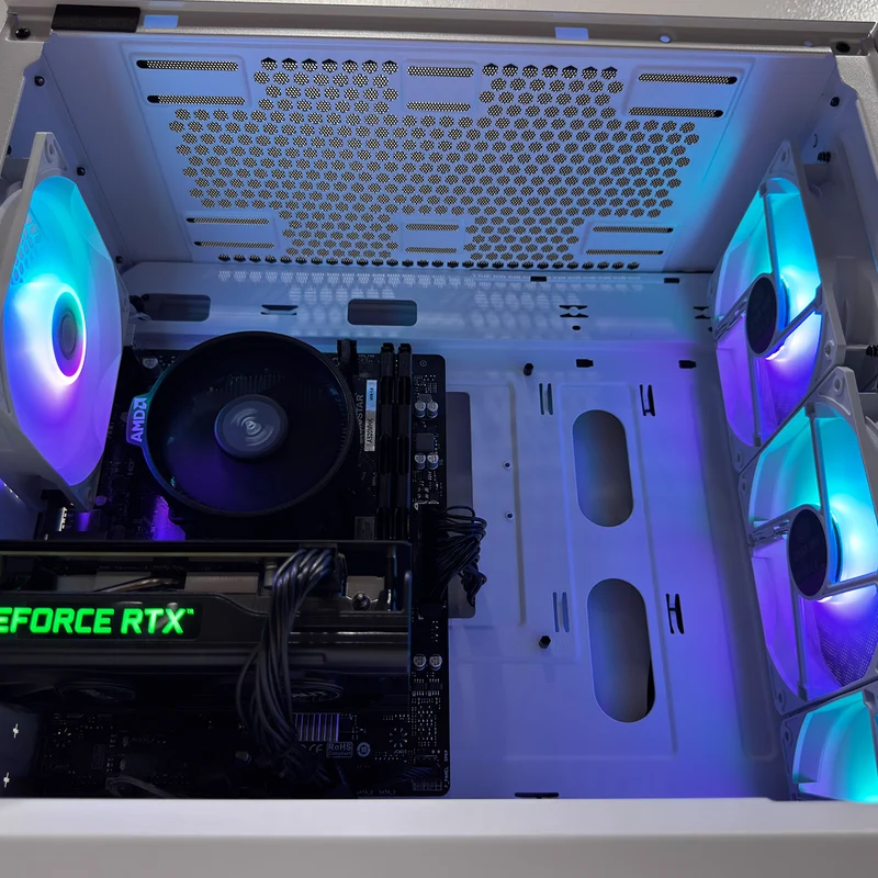 Alpha Master Elite White Desktop Gaming PC | AMD Ryzen 5 5500 | 16GB (2x8GB) RAM | 512GB SSD | RTX 3050 | Windows 11 Pro
